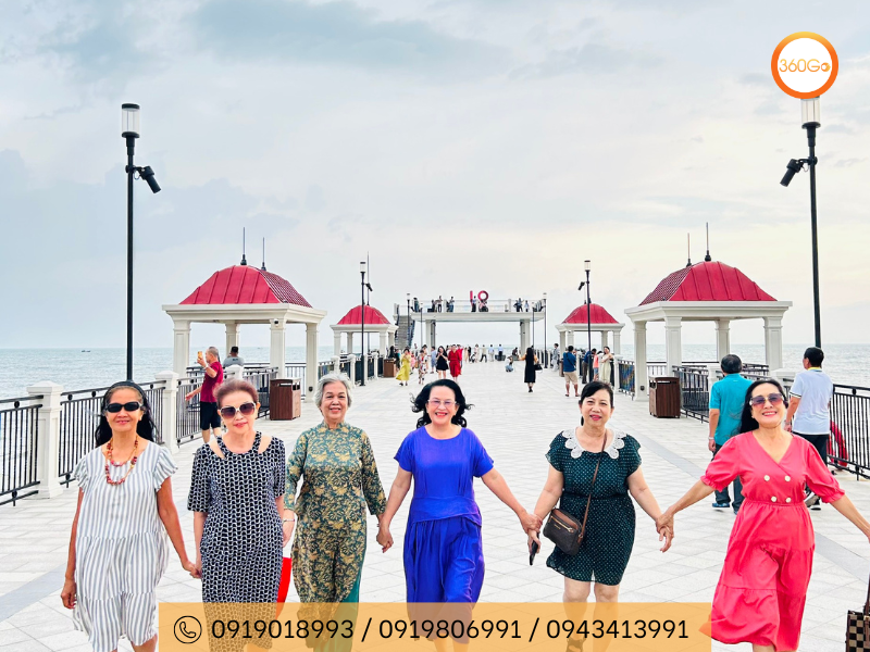 Cầu ngắm biển Hamptons Pier - Du lịch 360Go